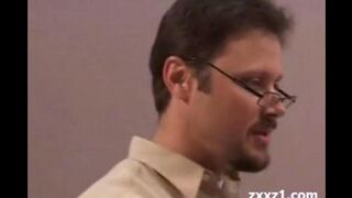 The teacher pushed the cancer into the mouth and finished it there