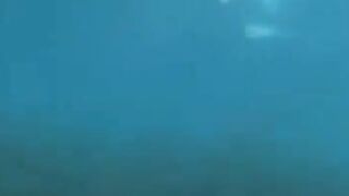 Two aqualangists fucked at the bottom of the sea