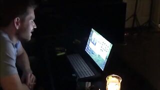 A wife, fired up by porn, attacks her husband with passion