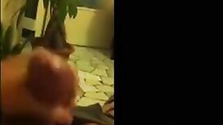 Fingered his pussy on the phone without removing clothes