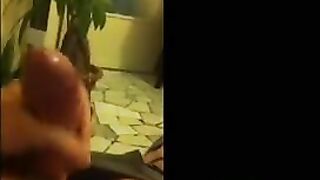 Fingered his pussy on the phone without removing clothes