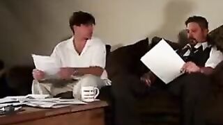 A real incest - a guy's cock was planted in his sister's vagina by his brother