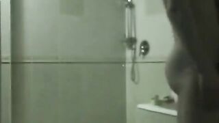 Drunk Russian babe has sex in the bath, a steamy sight