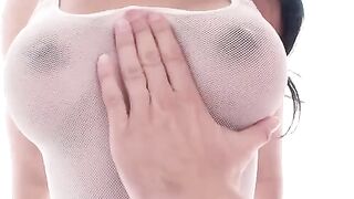 A charming girl sat on the member and began to move 4K