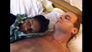 A drunken black girl is at the mercy of her visitor, in a steamy encounter