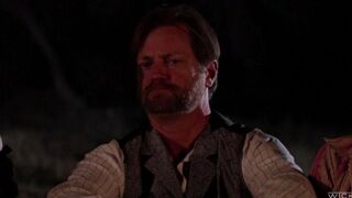 The leader of the red-skinned fucks two hot Indians at once