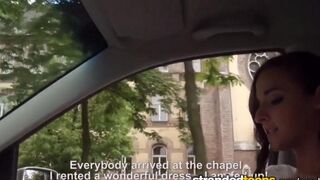 A newlyweds' wedding night started with a blowjob in the taxi