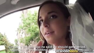 A newlyweds' wedding night started with a blowjob in the taxi