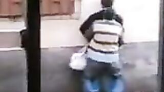 I wanted to fuck on the street, so they didn’t even go into the house