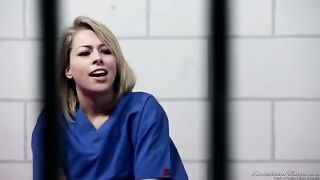 Two prisoners indulge in some intimate self-pleasure in their cell