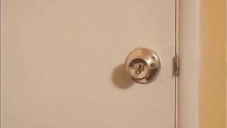 A sexy brunette got fucked by a monster in the mouth