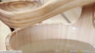 A man offered sex to a mature woman in the sauna, just like a steamy encounter on a relax day