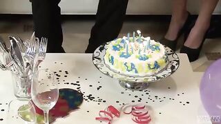 The husband fucks his wife in the bathroom, she’s very glad
