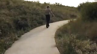 An Indian woman is having fun with two guys at the same time