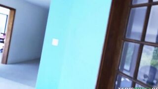 The mulatto guy fucked the pretty blonde Alexia Gold hard