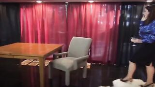 A mature woman entices her neighbor's man while her husband is away