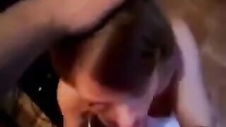 I did not expect that after a blowjob, he would finish on her