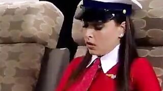 Three hot lesbians are having fun while wearing only pantyhose