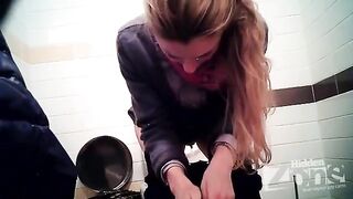 A hidden camera was secretly filming in the toilet of a store