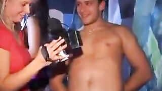 A bunch of drunk pussies fucked at a home party with horny strangers