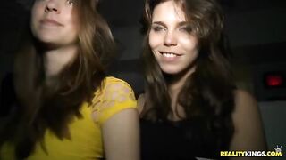 Sex party in the night club with hardcore action