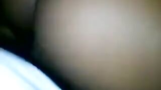 A cute black chick gives a stunning blowjob and takes a huge member in her tight crotch