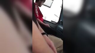 You can jerk off your dick on the bus with a stranger