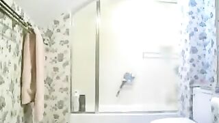 A peep show from a hidden camera in the WC bowl