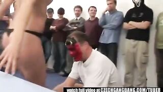 An extreme blowjob scene with a model who loves the feeling of a cock in her mouth