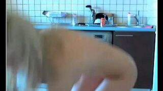 Young beauty masturbates her pussy while video chatting with someone