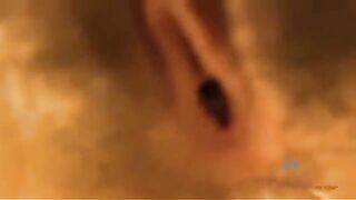 The man got a blowjob from a hairy cunt
