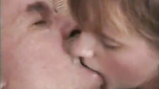 The grandfather tore a finger to his granddaughter
