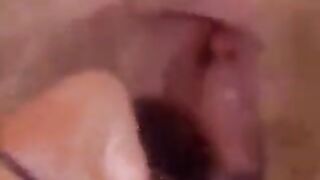 A man fucked a girl with a hairy pussy in pantyhose