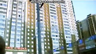 Guy ordered a hooker and fucked her on the street