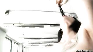 She puts balls in her pussy and plays with them, ending with a passionate finale