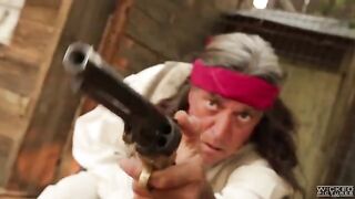 The cowboy punished a girl but the penis licked her clitoris with passion