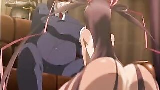 The sweat of the man from having sex with a hot girl