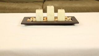Young masseuse Chloe Amur plays with her client's dick under the table