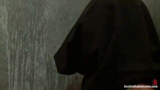 A sexy girl was tied up and had to endure a hard experience