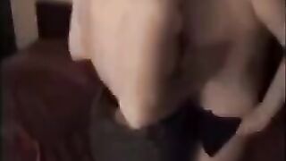 A young cute girl is fucking with a guy in the camera