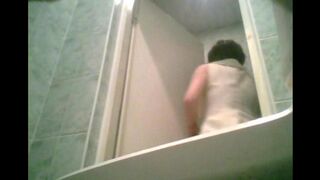 A hidden camera in the toilet captured intimate moments of a graduate