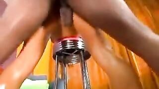 Brunette Sandra Roman gets fucked hard in all poses by a big dick