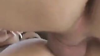 A pussy without panties was shot under a skirt with a hidden camera