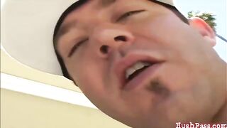A man fucked his wife’s cunt by pervert for money