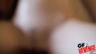 Two smiling girls took a dick in their mouths in a steamy FFM scene