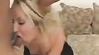 A girl with a delicious mouth-watering ass and a hot blonde