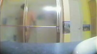A girl took a shower not knowing there was a hidden camera
