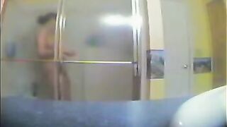 A girl took a shower not knowing there was a hidden camera