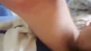 A sexy Russian has sex with her young boyfriend