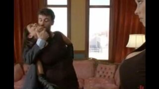A punishment for a disobedient wife and maid in the style of BDSM